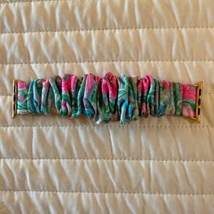 Lilly Pulitzer Pink and Green Floral Watch Band